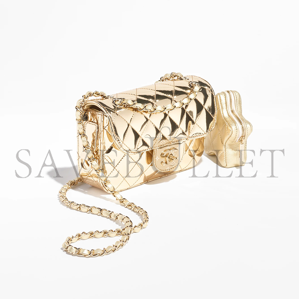 CHANEL CLUTCH WITH CHAIN AS4646 (19*12.5*5cm)